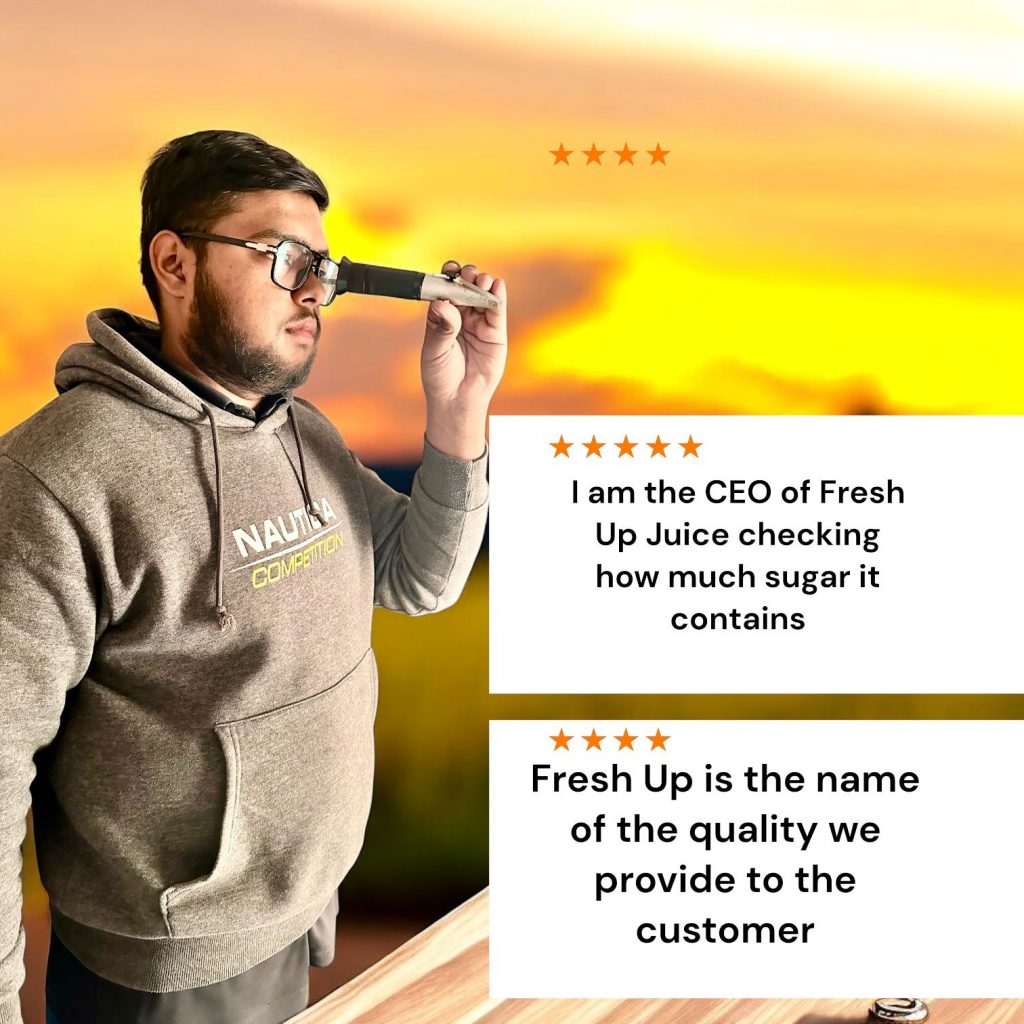 Freshup juice Checking