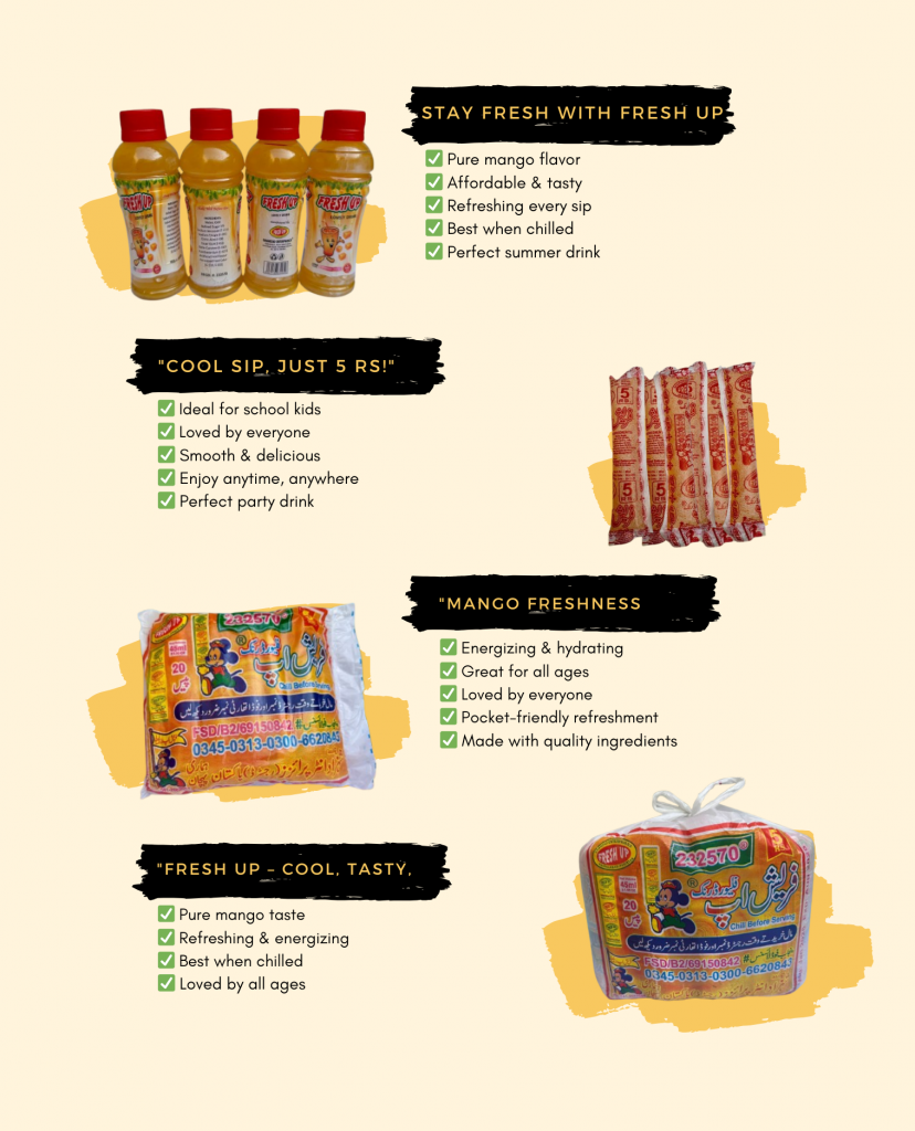 Freshup products